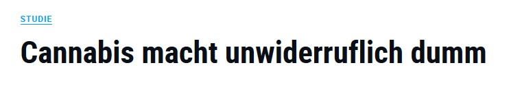 Cannabis-macht-dumm